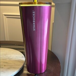 Starbucks Stainless Steel Tumbler Petunia Venti 24oz 2022 Great Condition